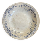 Plat creux Creil et Montereau modèle Linotte diamètre 28 cm