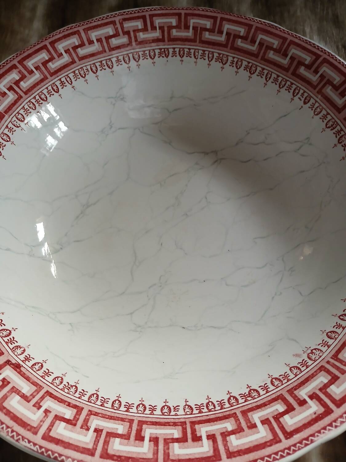 Large dish/old salad bowl Creil and Montereau