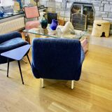 Pair of vintage armchairs by marc zanuso for arflex 1950