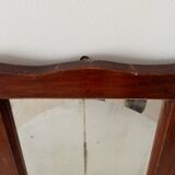 Miroir ancien en bois rustique