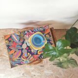 Bamboo and rattan side table revisited