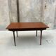 Table scandinave extensible vintage en teck