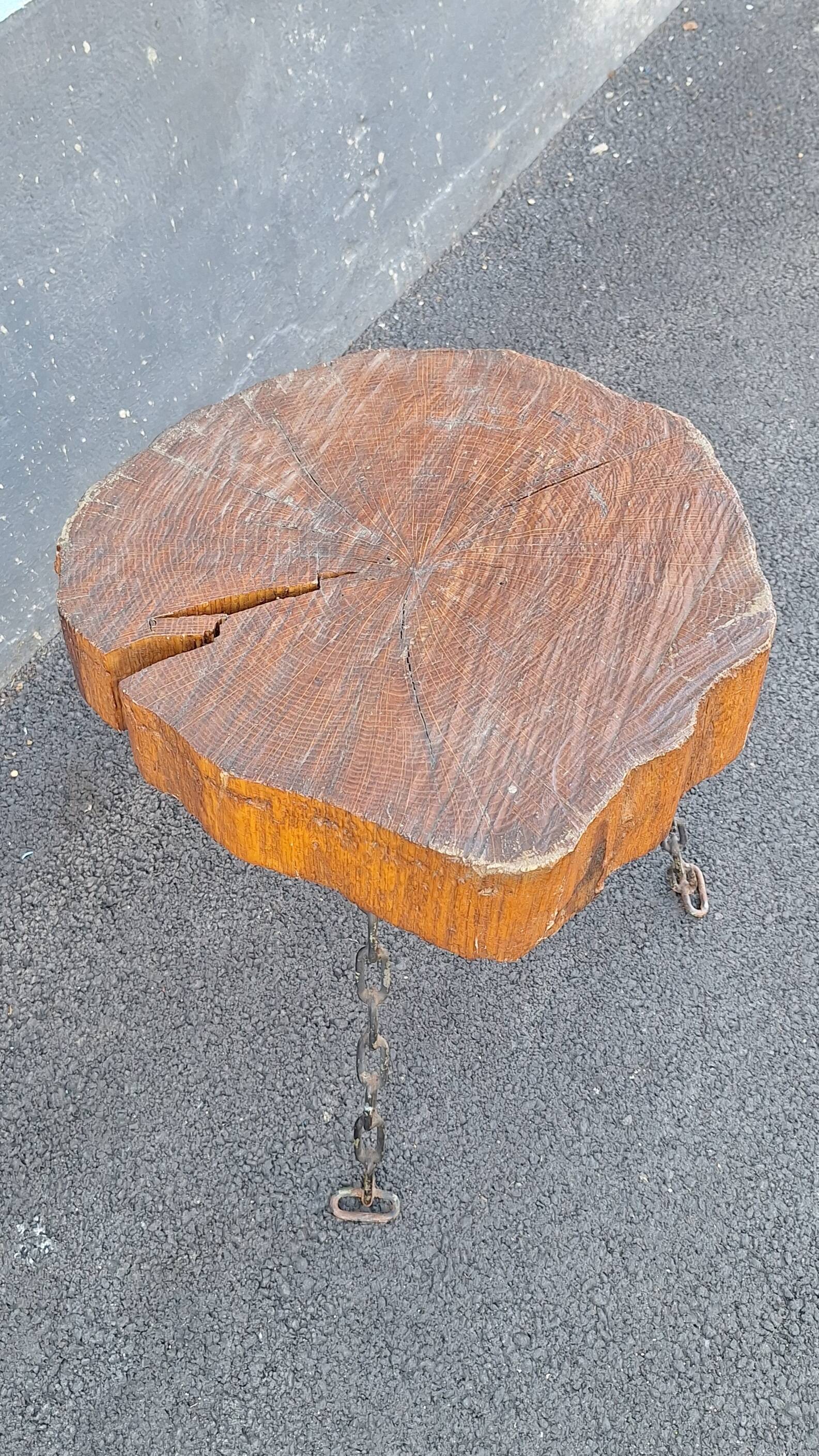 Brutalist side table/stool