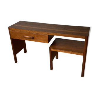 Oak console from the 50s