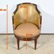 Beech Swivel Office Armchair, Louis XVI style – Late 19th century
