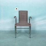 Vintage Tecta B20 armchair, minimalist tubular chair.