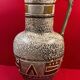 Vase ancien année 70 céramique allemande géométrique, scarifié 36cm