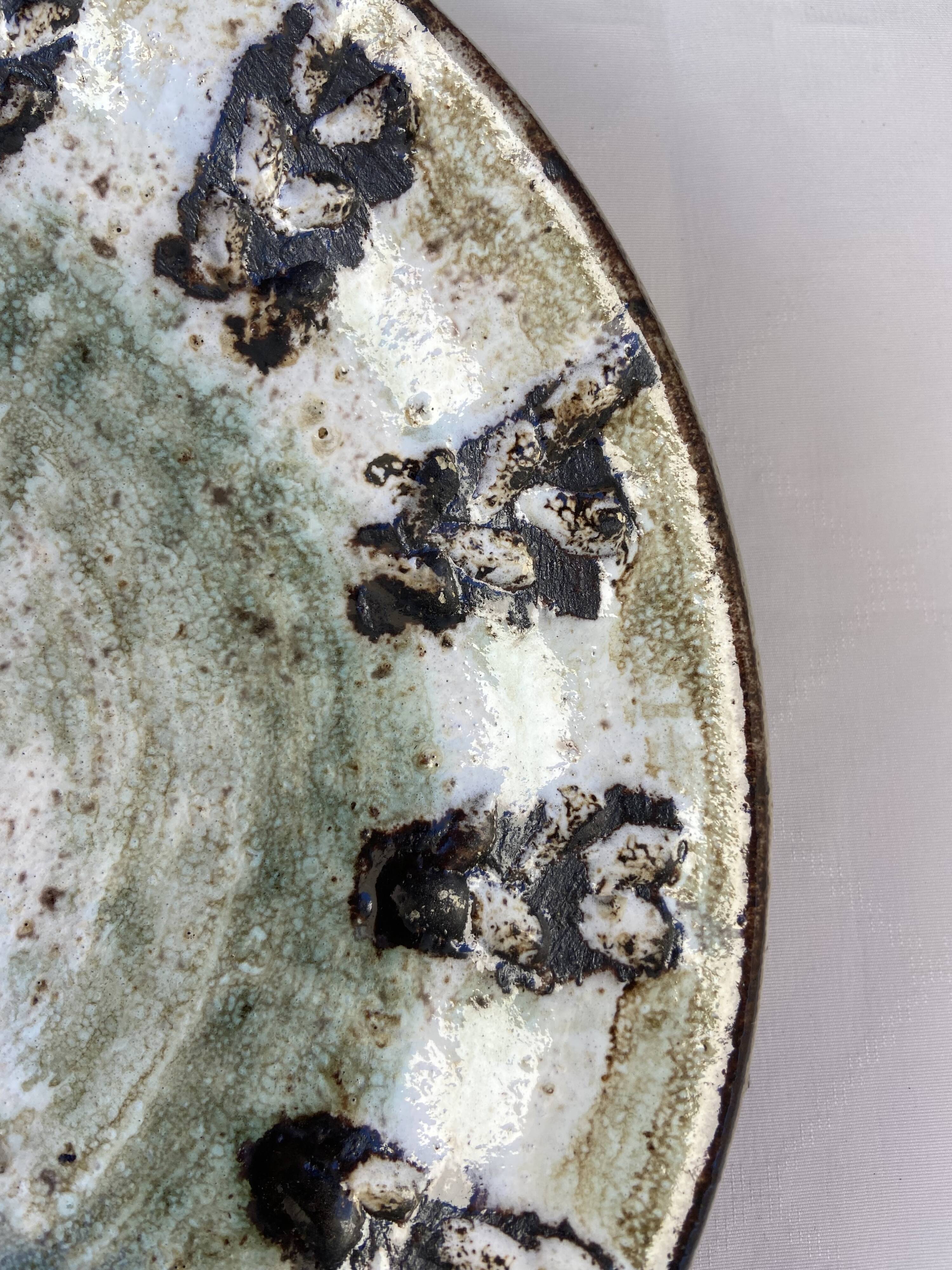 Ceramic dish by Albert Thiry