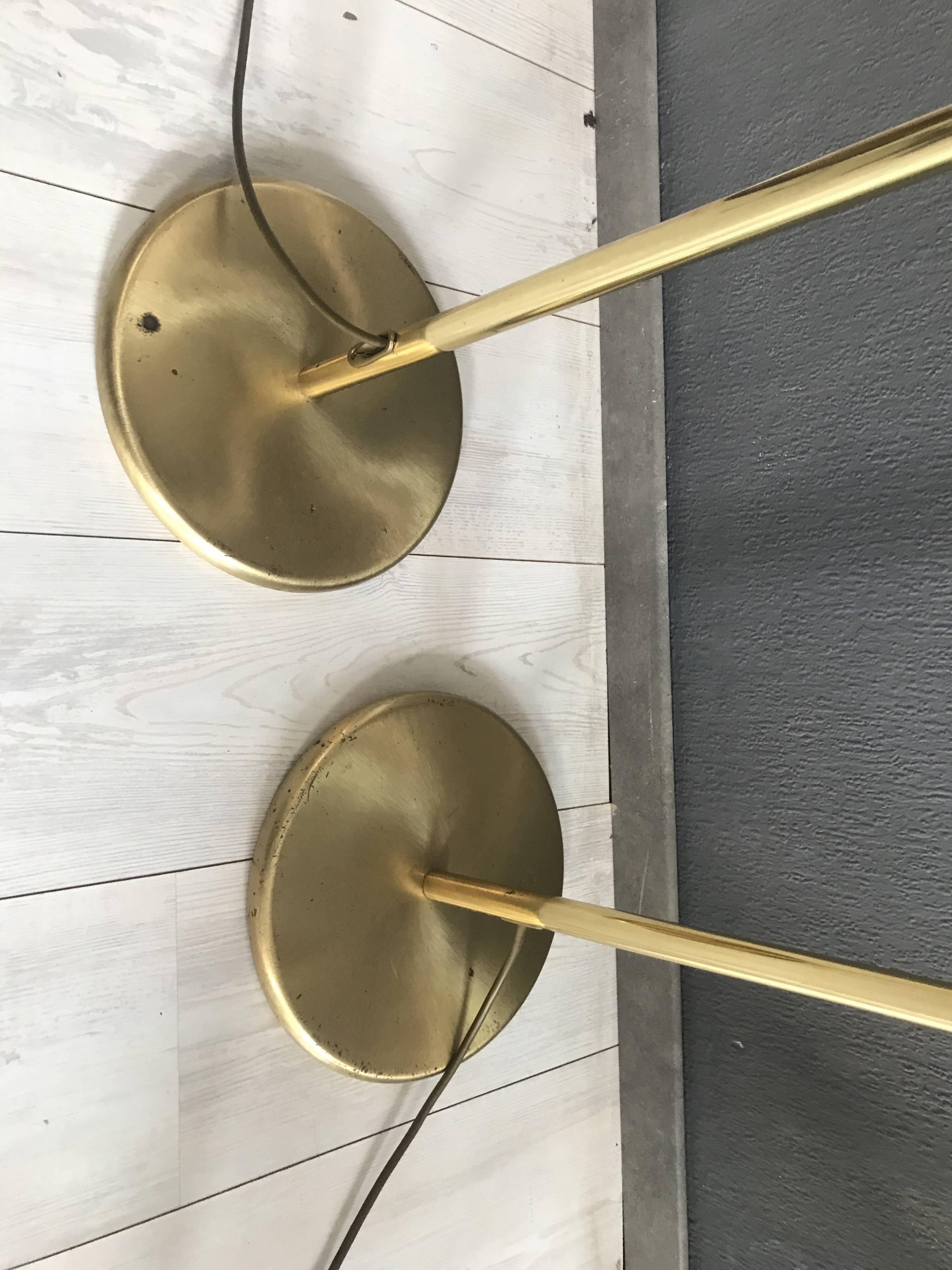2 lampadaires vintage Relco Milano Italie
