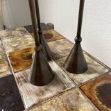 Trio of Memphis candlesticks