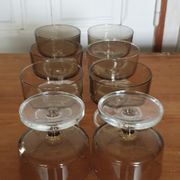 Set of eight glasses