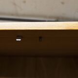 Armoire scandinave 3 portes en teck blond