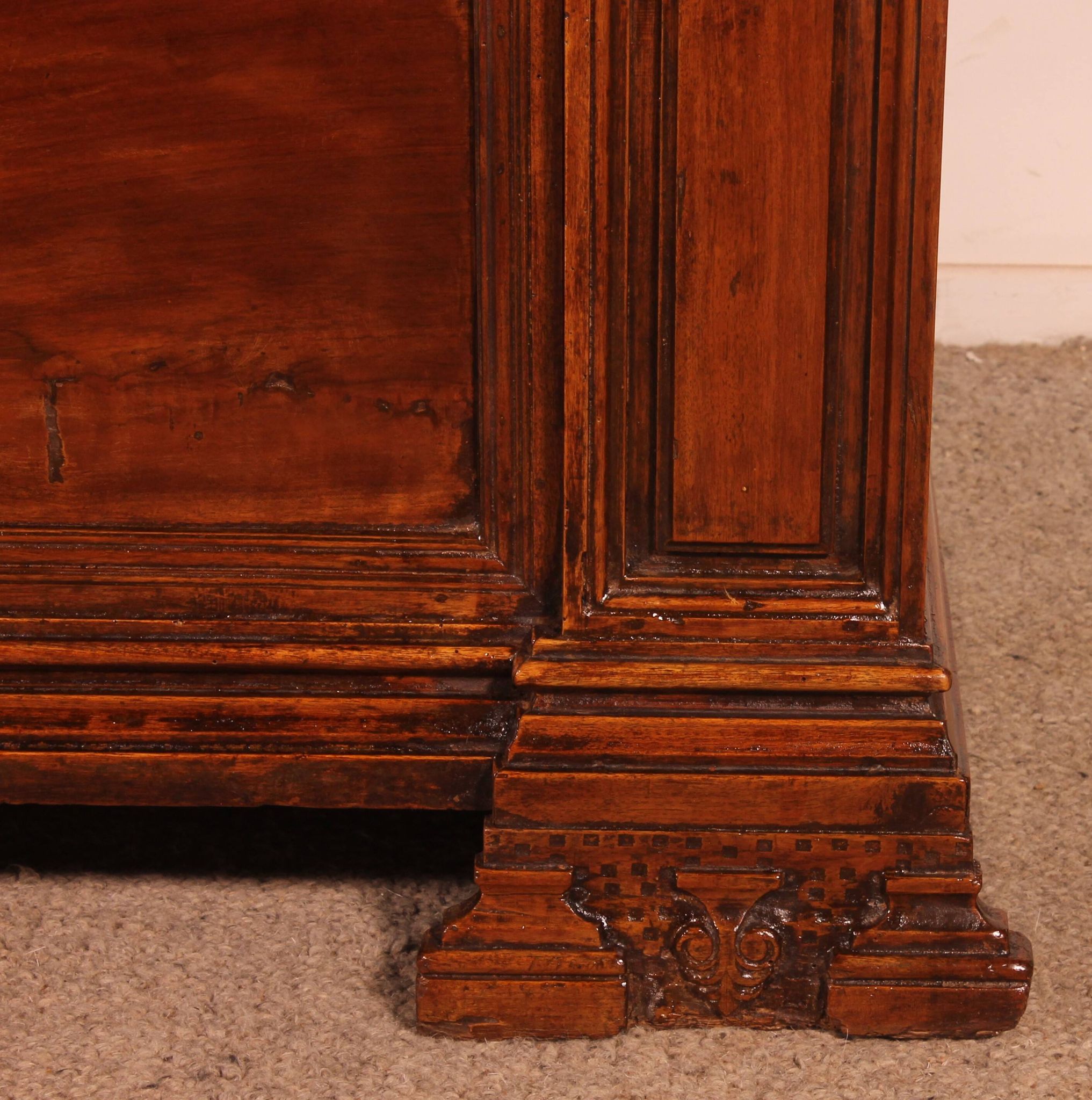 Italian Renaissance Walnut Chest - 16th Century