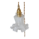 Suspension baladeuse vintage en verre