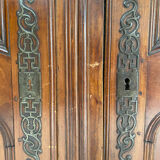 Pair of walnut doors