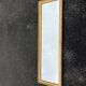 Large gold mirror 150 cm long classic style beaded frame