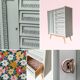 Wardrobe chest of drawers vintage compass feet 1950