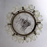 Carlo Nason Postmodern Italian Murano Glass Chandelier for Mazzega, 1970s
