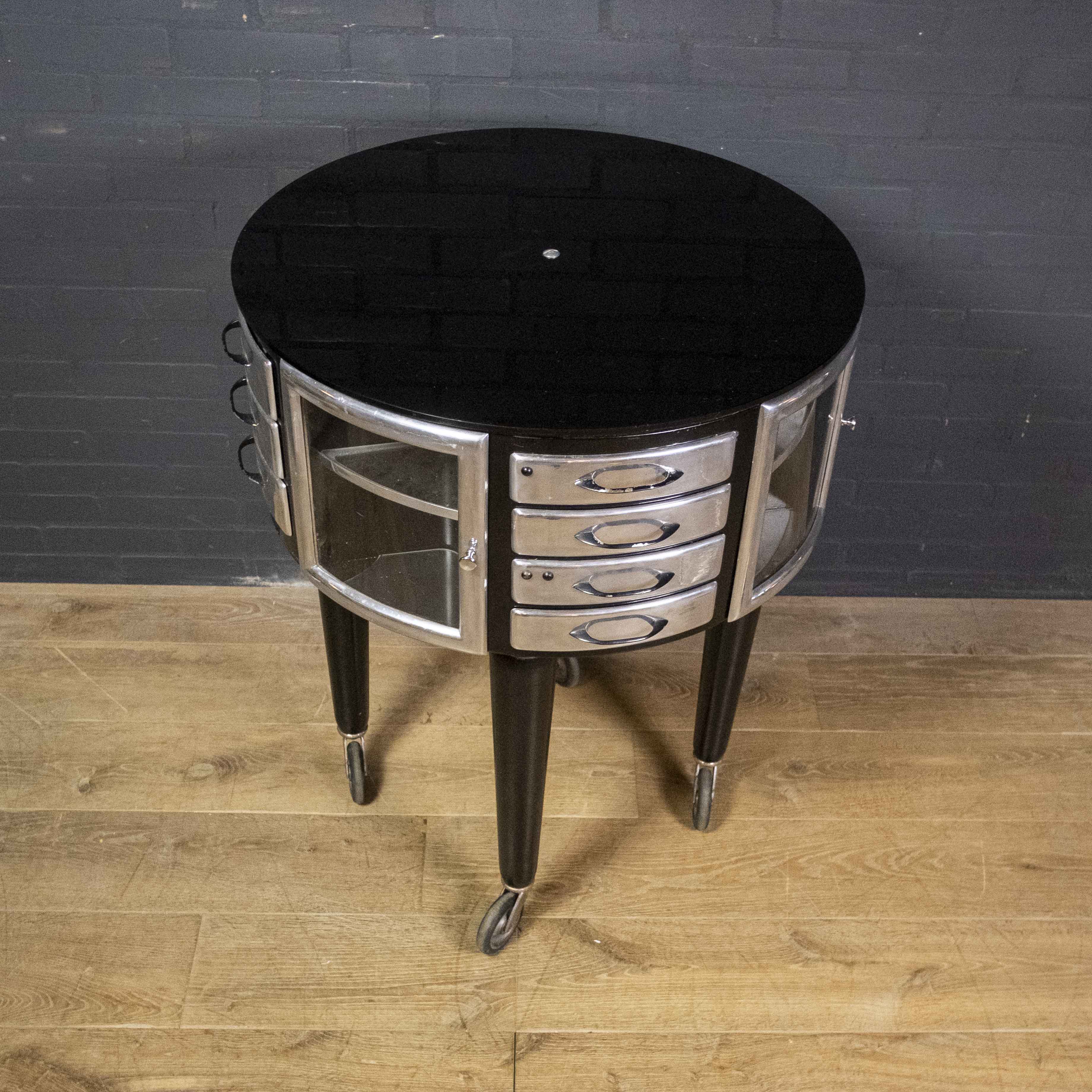 Vintage Dentist Cabinet by Leon Martin Gyrator meuble
