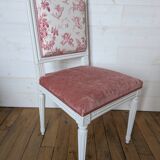 Chaise de style Louis XVI rénovée