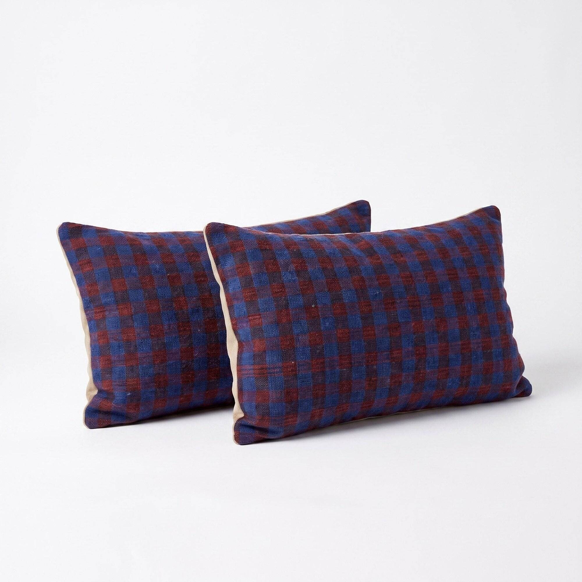 Set of 2 vintage kilim cushion covers 41x61 cm