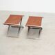 Pair of folding stools by Michael Christensen