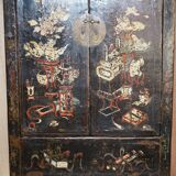 Antique Chinese wedding buffet hand-painted circa 1800