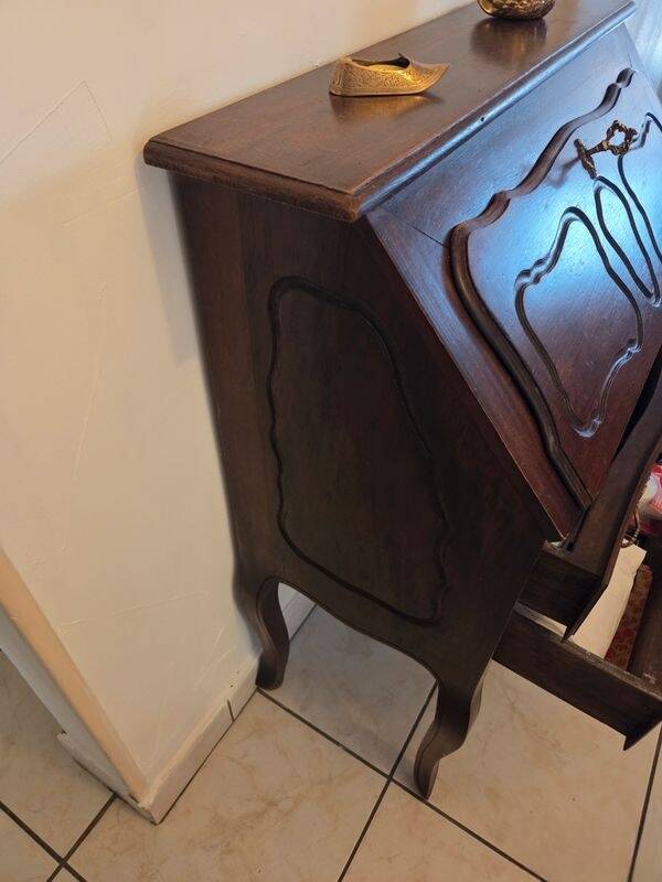 Solid wood secretary