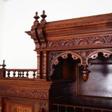Armoire éclectique en chêne, design allemand, entre-deux-guerres, production : Allemagne