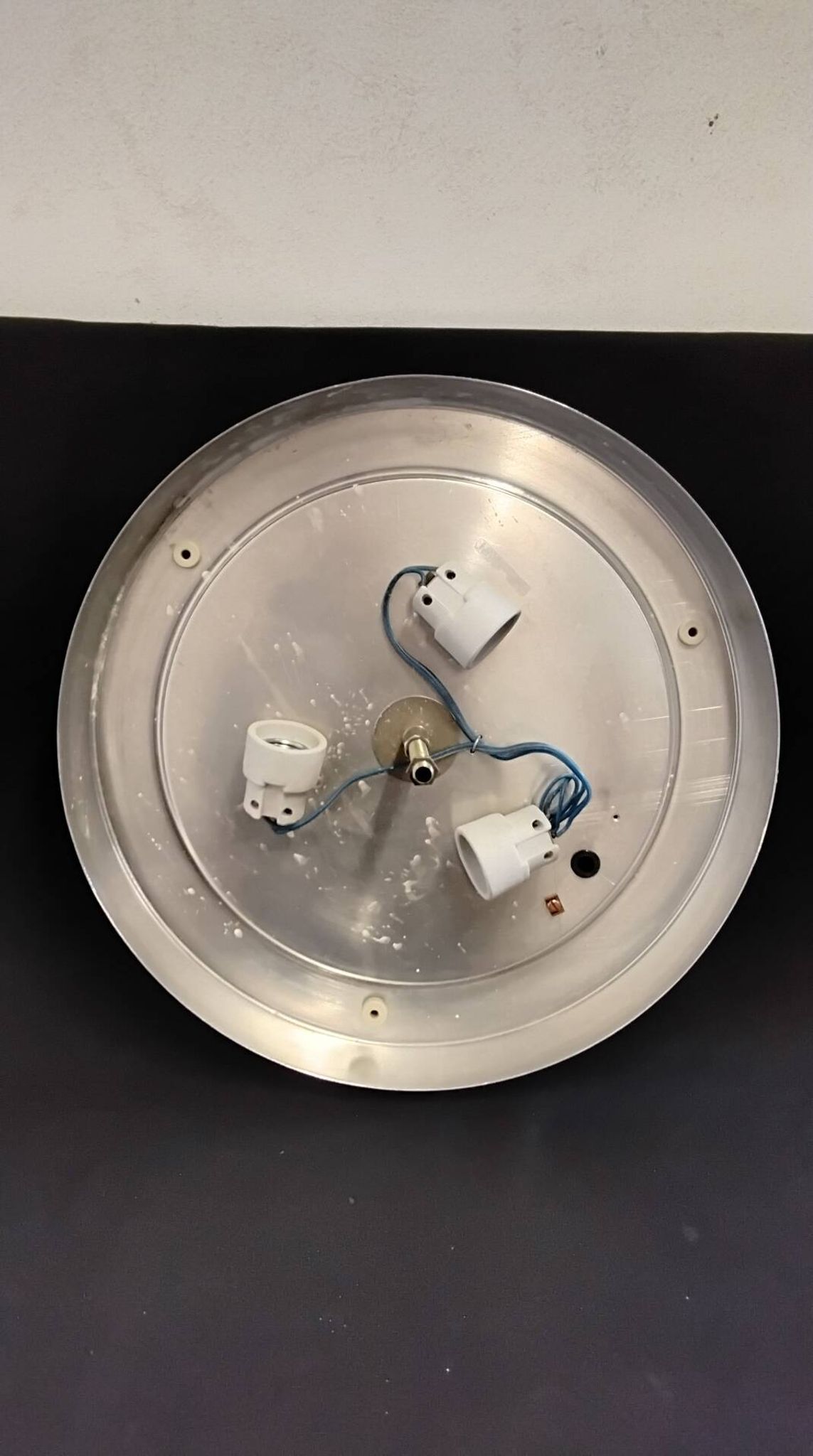 Glass ceiling light Peill & Putzler 1970s