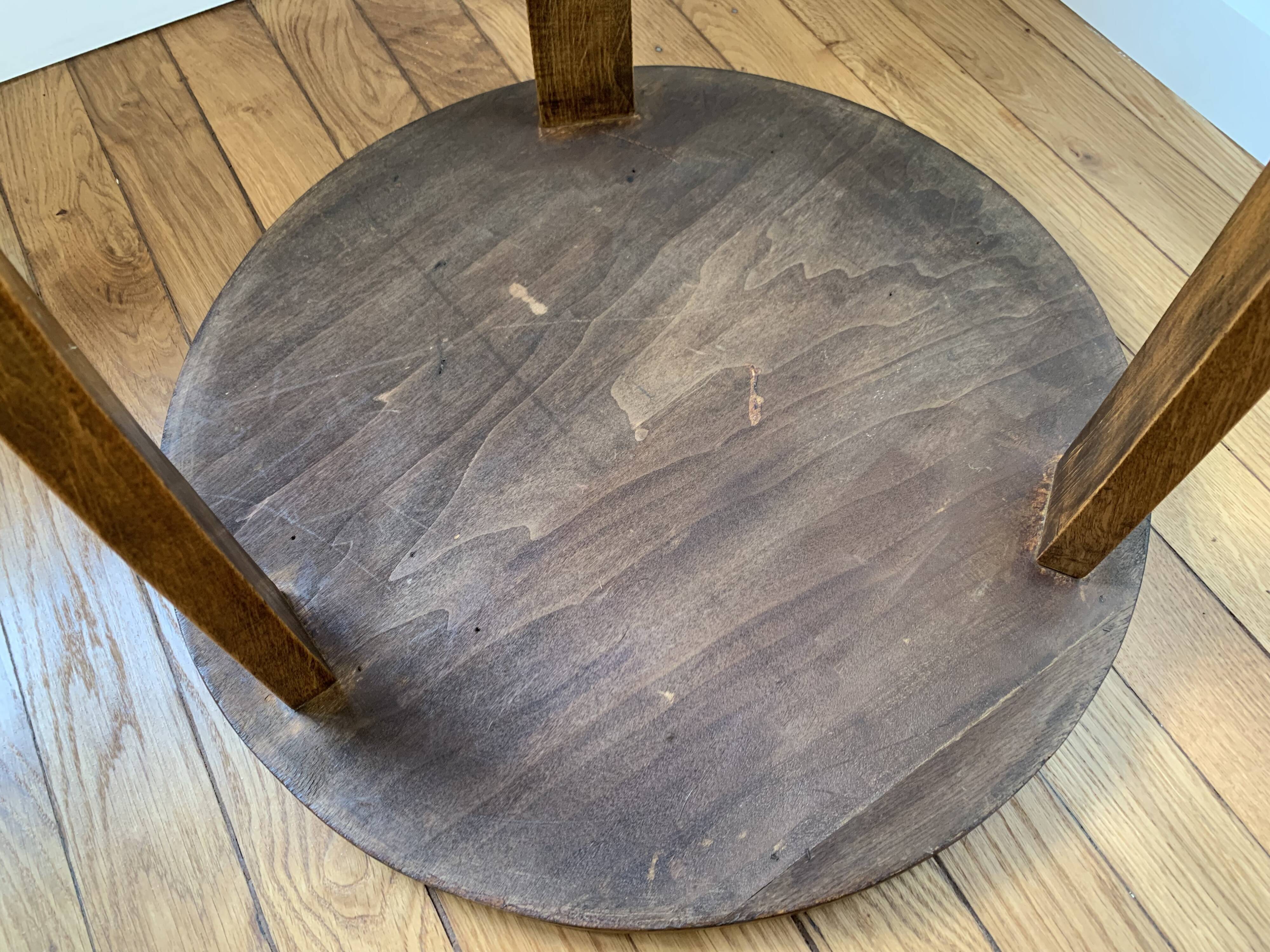 Pedestal table art deco