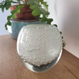 Crystal sulphide candle holder