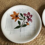 Series of 10 dessert plates