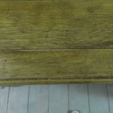 Antique desk patinated