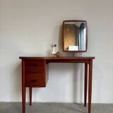 Vintage Danish vanity teak