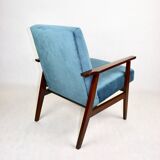Fauteuil vintage Ocean Blue Fox, années 1970