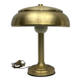 Vintage Ministerial gilded table lamp. Italy 1950s
