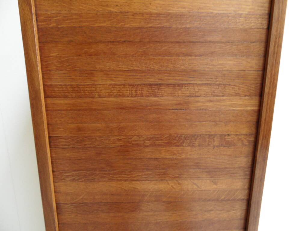 Vintage filing cabinet with roller shutter