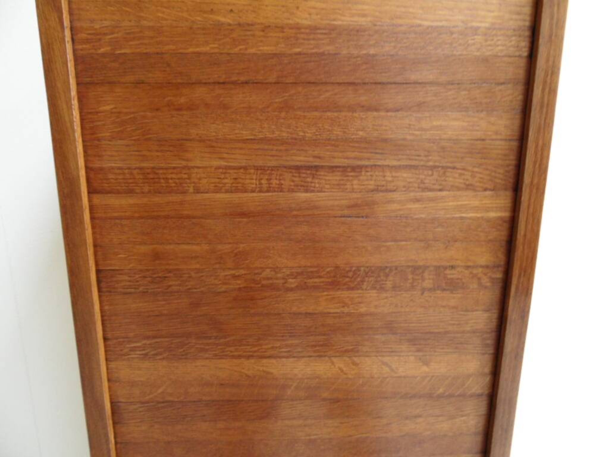 Vintage filing cabinet with roller shutter