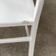 Art deco white painted chair, 1930