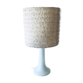 Lampe vintage blanche opaline