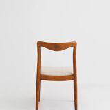 Set of 2 mid-century Danish dining chairs by H.W. Klein