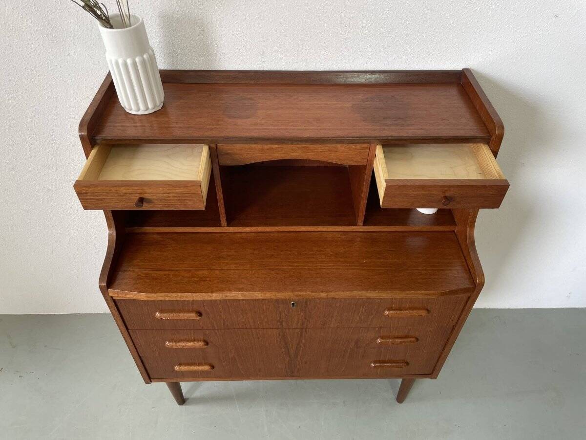 Secrétaire vintage danois en teck