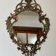 Gilded bronze mirror
