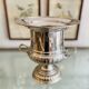 Silver-plated metal champagne bucket ice bucket