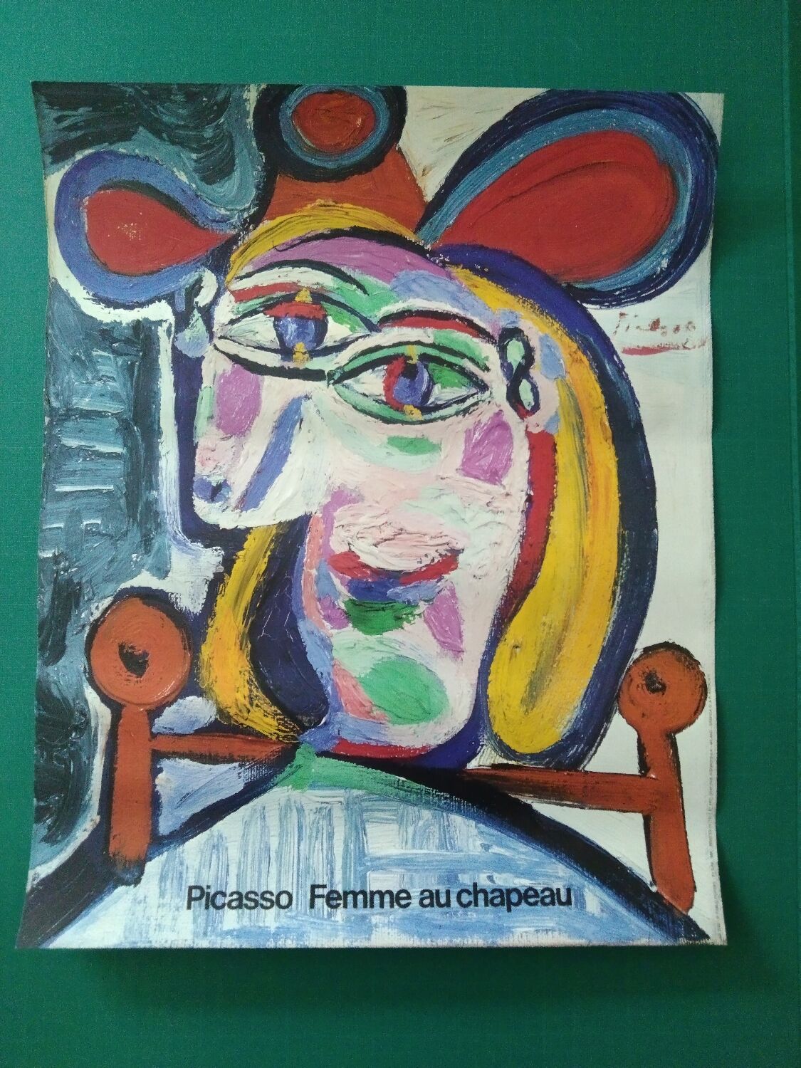 Pablo Picasso poster "Woman with a Hat"