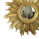 Vintage Sunburst Mirror Sun Mirror Gold Leaf Sixties 42cm