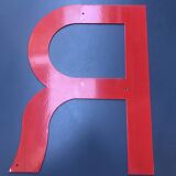 Large vintage metal letters