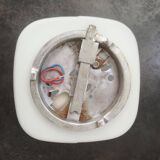 Old vintage square opaline ceiling/wall light 1960/70
