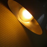 Enamelled tole articulated lamp - 2 arms - 70s